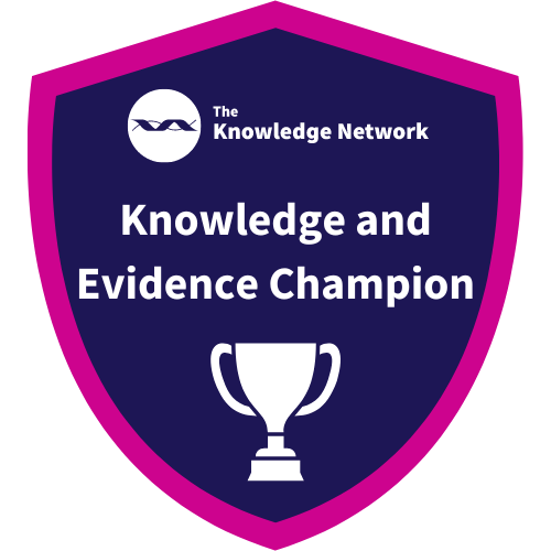 NES_Knowledge and Evidence Champion