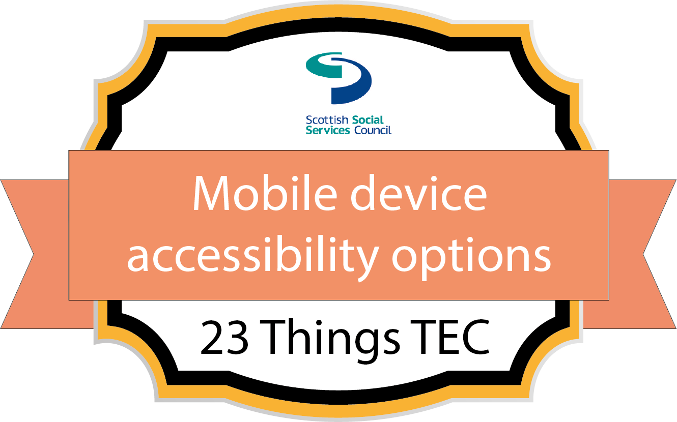 17 - Mobile device accessibility options